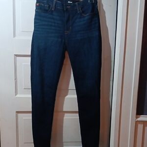 Hudson Jeans Midnight Blue Skinny Women's Jeans Size 30 And 27 Inseam.